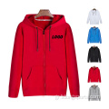 Χονδρική απλή φερμουάρ hoodie unisex zip up hoodie